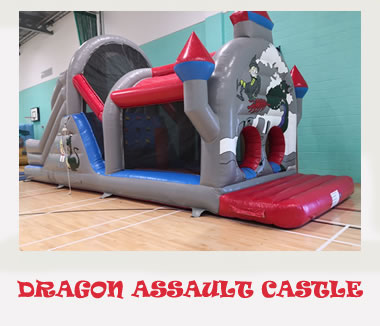 Castle Inflatable Assault Course Hire