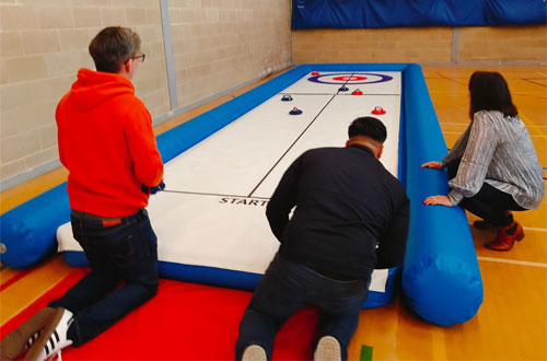 curling game hire wales