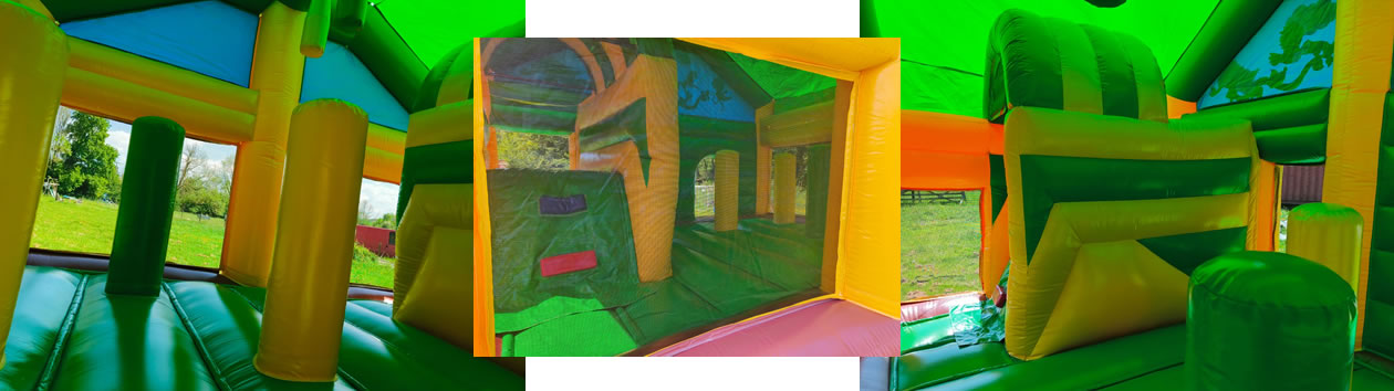 Jungle Themed Bouncy Castle Hire