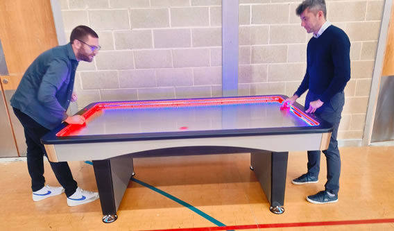 Interactive electronic game hire in Wales for corporate events