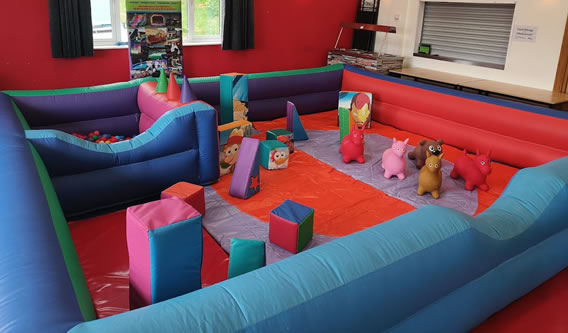 Soft play hire in Carmarthen for toddler birthday party
