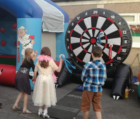 Inflatable Dartboard Game Wales