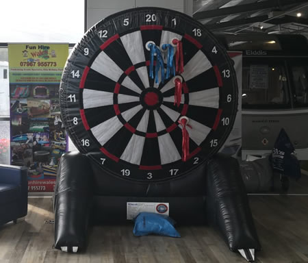 Inflatable Dartboard Hire Swansea