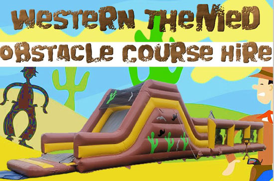 Western Themed Obstacle Course Hire