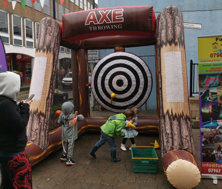 Inflatable Axe Throwing Game Wales