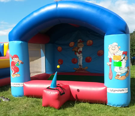 Inflatable Baseball Strike Stall Hire Wales