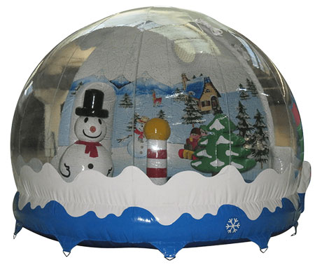 bouncy snow globe hire carmarthenshire