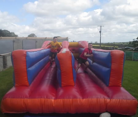 Bungee Run Challenge Bungee Run Inflatable Hire Wales