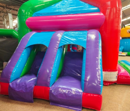 2 Lane Slide Bouncy Castle