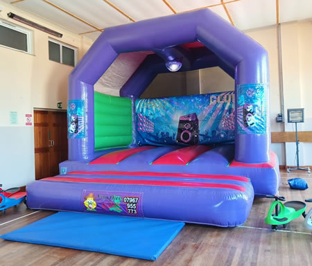 DJ Themed Bouncy Castle