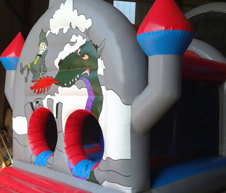 Inflatable Dragon Course Hire Wales