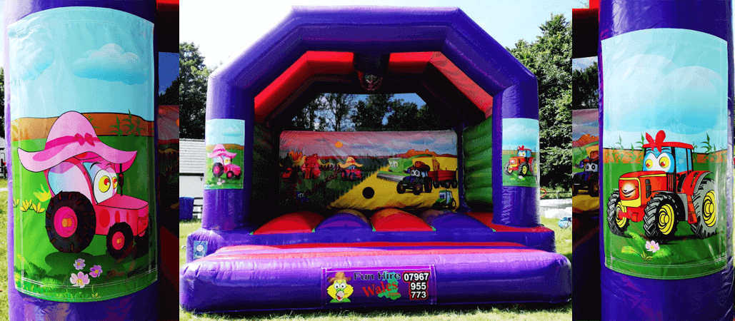 farm style bouncy castle