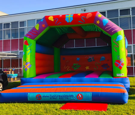 Wedding Bouncy Castle Setup