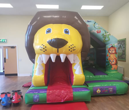 Lion Front Slide Combo Castle