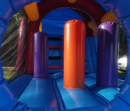 Pirate slide obstacle section