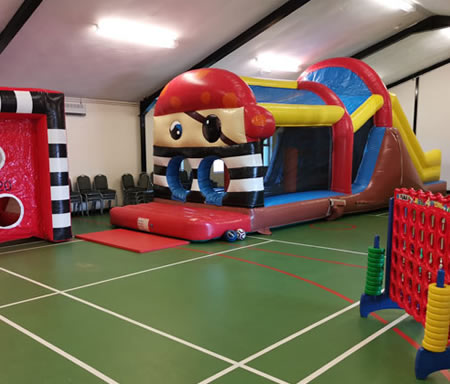 Pirate inflatable slide hire Wales