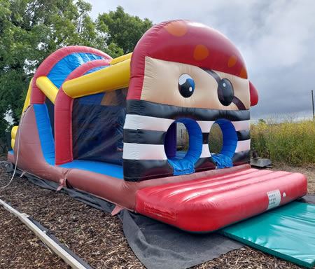 Pirate inflatable party Carmarthenshire