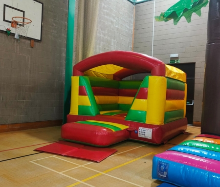 Indoor Bouncy Castle in Hall
