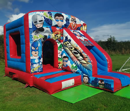 Superhero Combo Castle with Slide