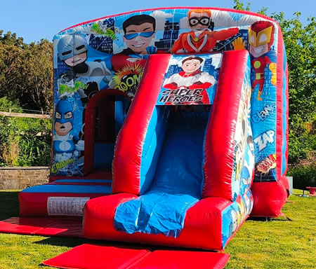 Superhero Themed Inflatable Hire Wales
