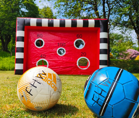 Inflatable Football Shootout South Wales