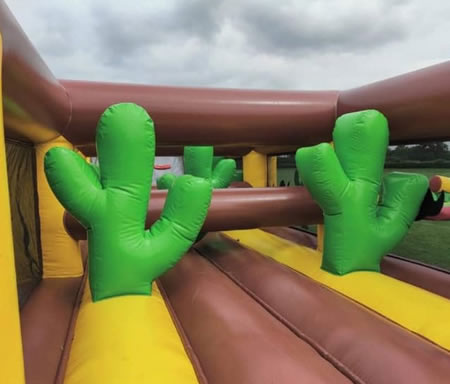 Western inflatable obstacle section 1