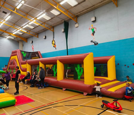 Outdoor setup Western inflatable
